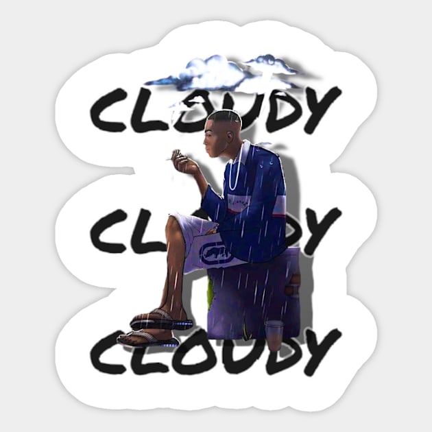 Cloudy ☁️ Day Sticker by CazzyShop